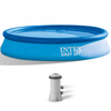 Intex Easy Set 28142NP - Ø396x84 cm - Piscine gonflable + Épurateur à cartouche