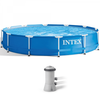 Intex Metal Frame 28212NP - Ø366x76 cm - Piscine ronde + Épurateur à cartouche