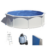 Gre Atlantis Ronde Ø460 x 132cm - Piscine hors-sol en acier