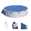 Gre Atlantis Ronde Ø550 x 132 cm - Piscine hors-sol en acier