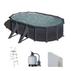 Gre Granada Ovale 500x300x132cm - Piscine hors-sol en acier